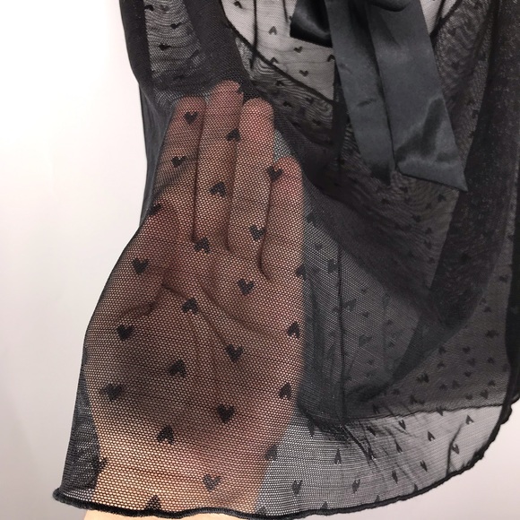 Victoria’s Secret | Black Lingerie With Hearts - Picture 4 of 4